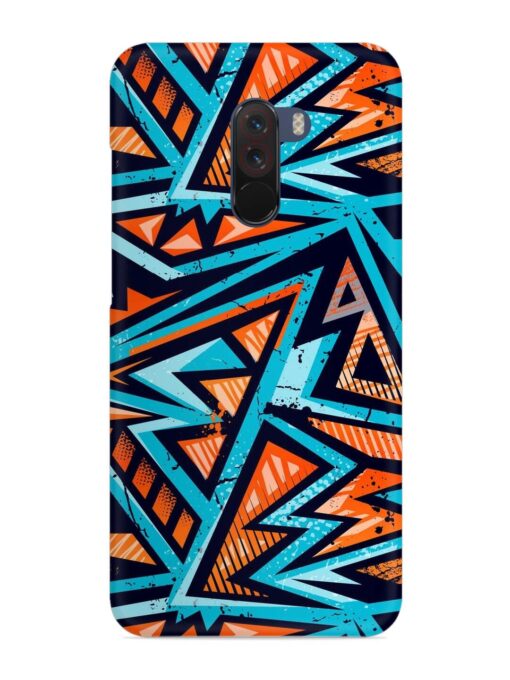 Abstract Seamless Grunge Snap Case for Poco F1 Zapvi