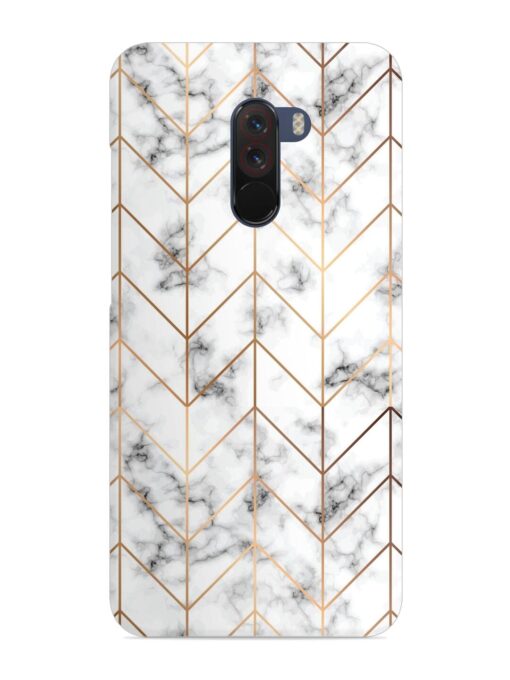 Vector Marble Texture Snap Case for Poco F1 Zapvi