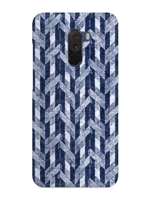 Abstract Herringbone Motif Snap Case for Poco F1 Zapvi