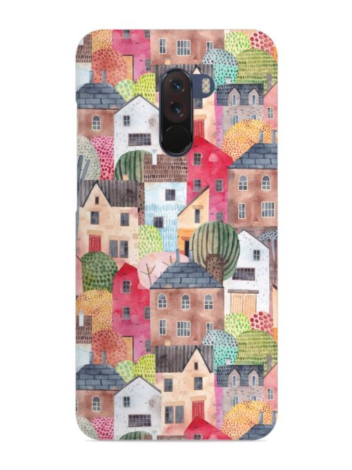 Abstract Seamless Pattern Snap Case for Poco F1 Zapvi