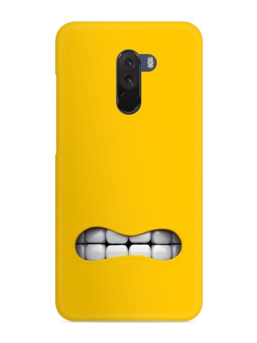 Mouth Character On Snap Case for Poco F1 Zapvi