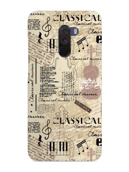 Classical Music Lpattern Snap Case for Poco F1 Zapvi