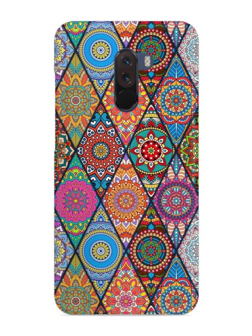 Seamless Tile Pattern Snap Case for Poco F1 Zapvi