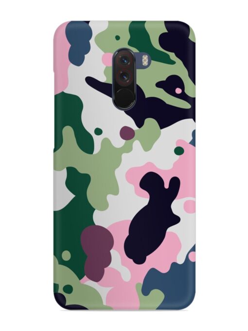 Seamless Funky Camouflage Snap Case for Poco F1 Zapvi