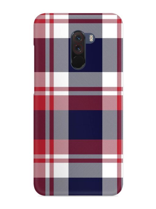 Classic Plaid Tartan Snap Case for Poco F1 Zapvi