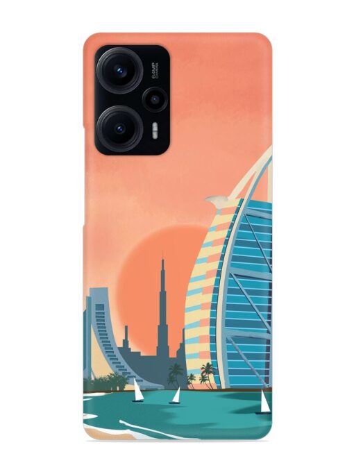 Dubai Architectural Scenery Snap Case for Poco F5 (5G) Zapvi