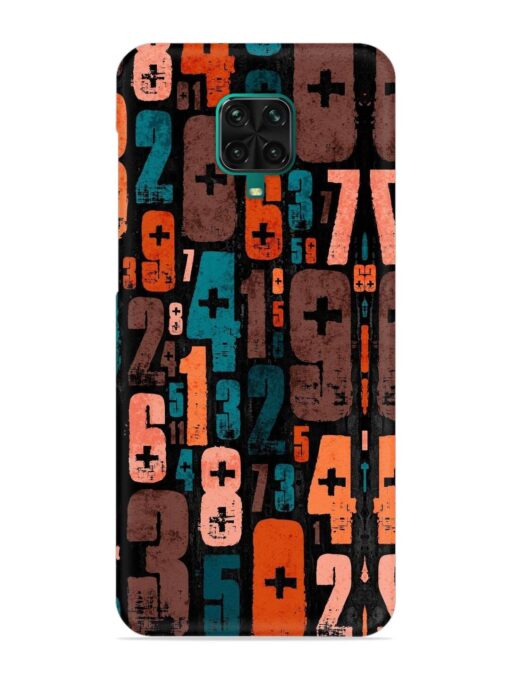 0 To 9 Art Snap Case for Poco M2 Pro Zapvi