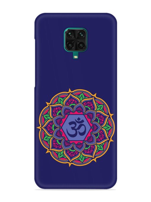 Om Mandala Art Blue Snap Case for Poco M2 Pro Zapvi