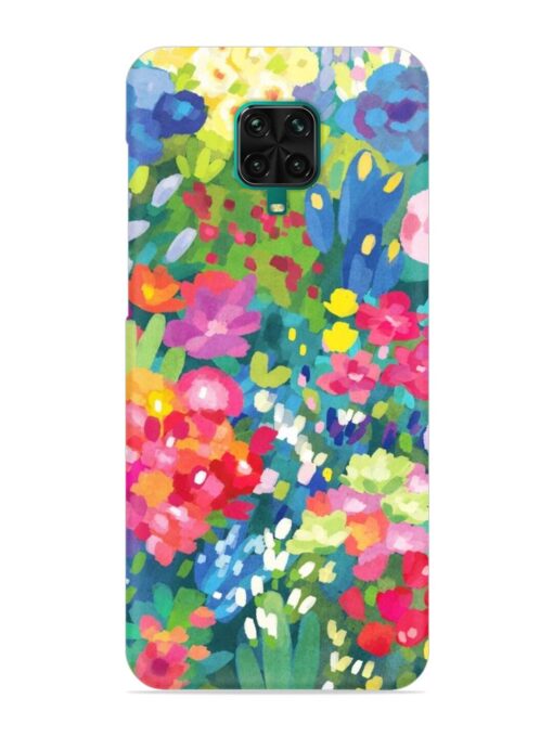 Watercolor Flower Art Snap Case for Poco M2 Pro Zapvi