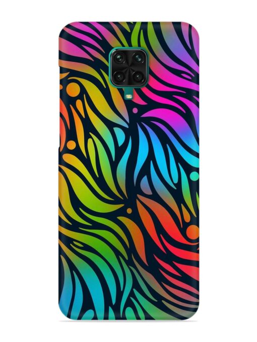 Abstract Leaf Design Snap Case for Poco M2 Pro Zapvi