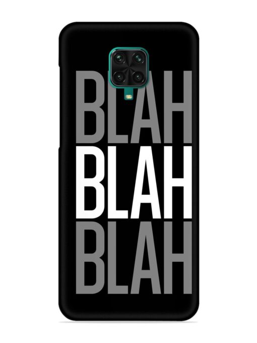 Blah Blah Blah Wallpaper Snap Case for Poco M2 Pro Zapvi