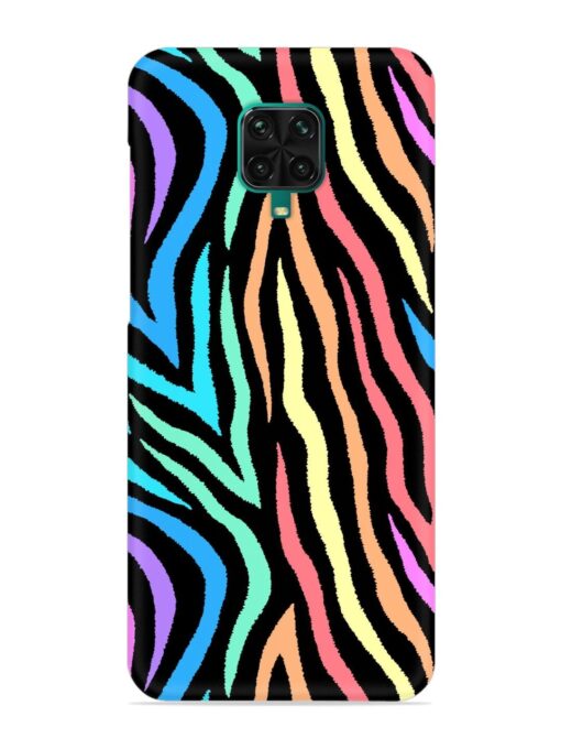 Colorful Abstract Zebra Snap Case for Poco M2 Pro Zapvi