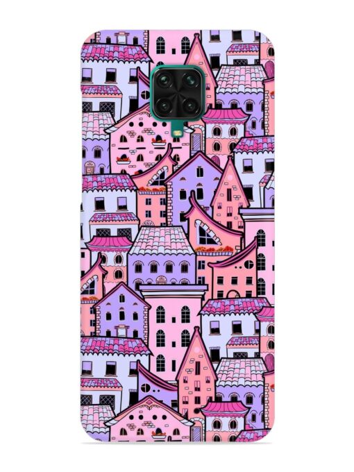 Seamless Pattern Houses Snap Case for Poco M2 Pro Zapvi