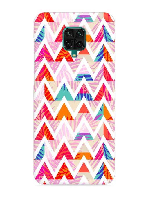 Abstract Triangle Background Snap Case for Poco M2 Pro Zapvi