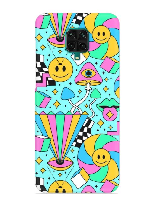 Trippy Rainbow 60S Snap Case for Poco M2 Pro Zapvi