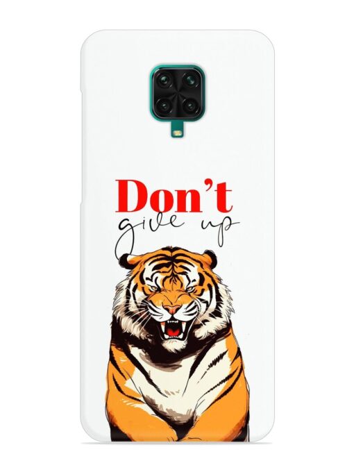 Don'T Give Up Tiger Art Snap Case for Poco M2 Pro Zapvi