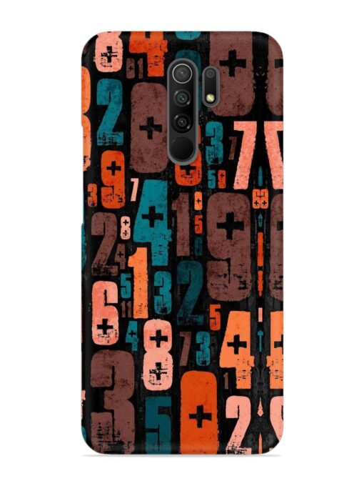 0 To 9 Art Snap Case for Poco M2 Reloaded Zapvi