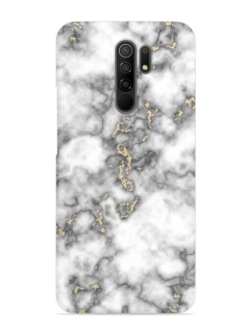 Gray And Gold Marble Snap Case for Poco M2 Reloaded Zapvi