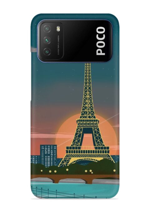 Scenery Architecture France Paris Snap Case for Poco M3 Zapvi