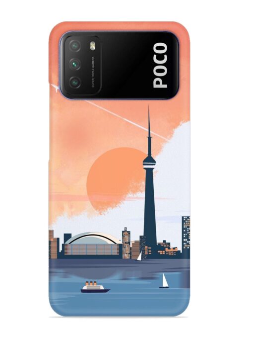 Toronto Canada Snap Case for Poco M3 Zapvi