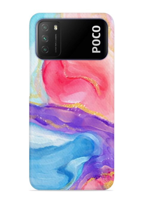 Watercolor Gradient Snap Case for Poco M3 Zapvi