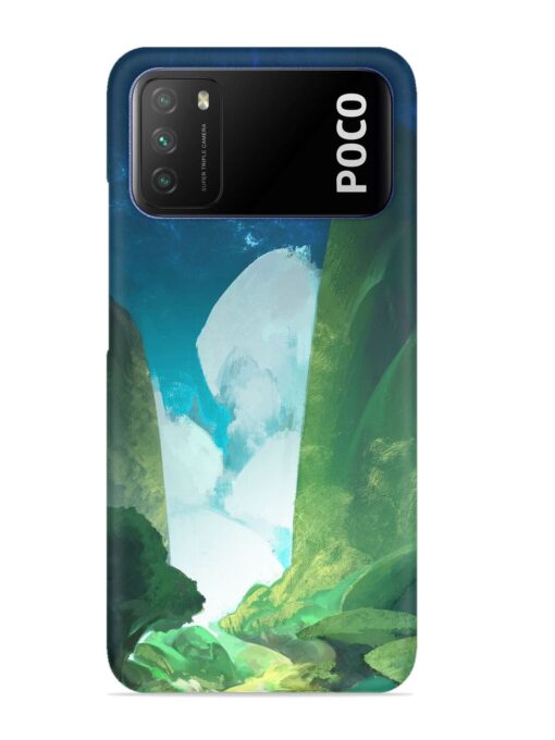 Abstract Art Of Nature Snap Case for Poco M3 Zapvi