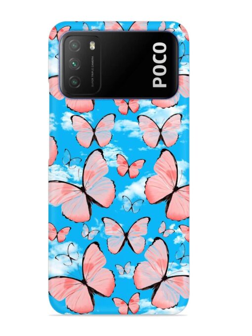 Seamless Pattern Tropical Snap Case for Poco M3 Zapvi