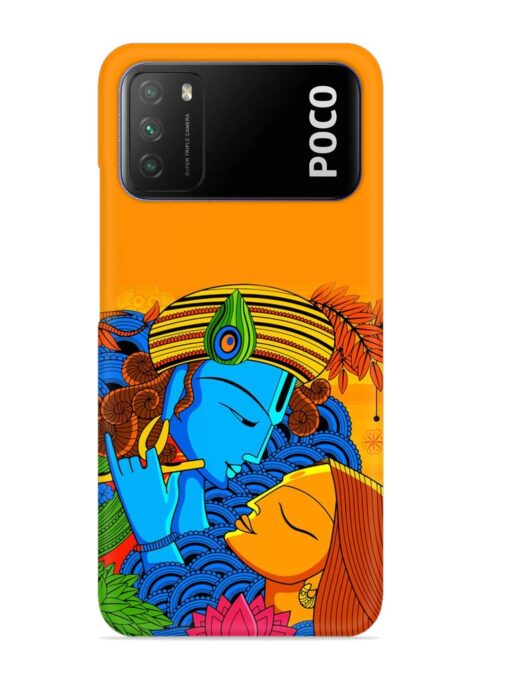 Illustration Hindu Goddess Snap Case for Poco M3 Zapvi