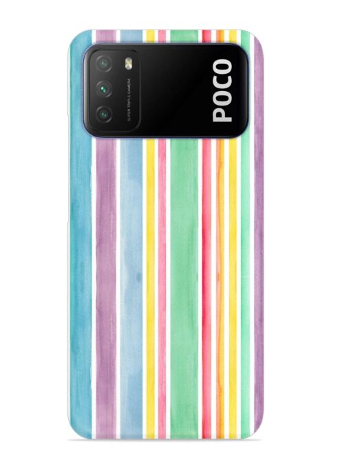 Hand Drawn Watercolor Snap Case for Poco M3 Zapvi