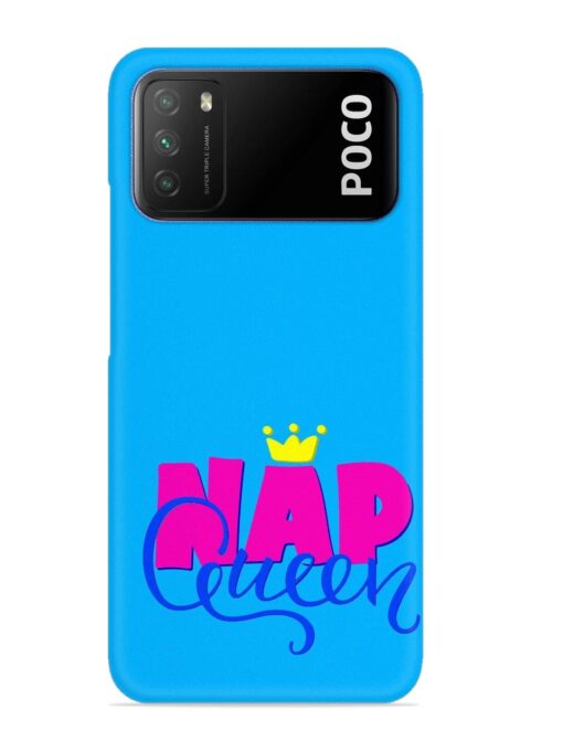 Nap Queen Quote Snap Case for Poco M3 Zapvi