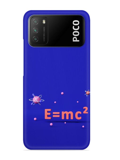 Formula Relativity Equation Snap Case for Poco M3 Zapvi