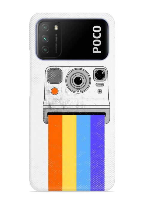 Retro Camera Art Snap Case for Poco M3 Zapvi