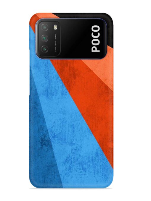 Modern Matte Abstract Snap Case for Poco M3 Zapvi