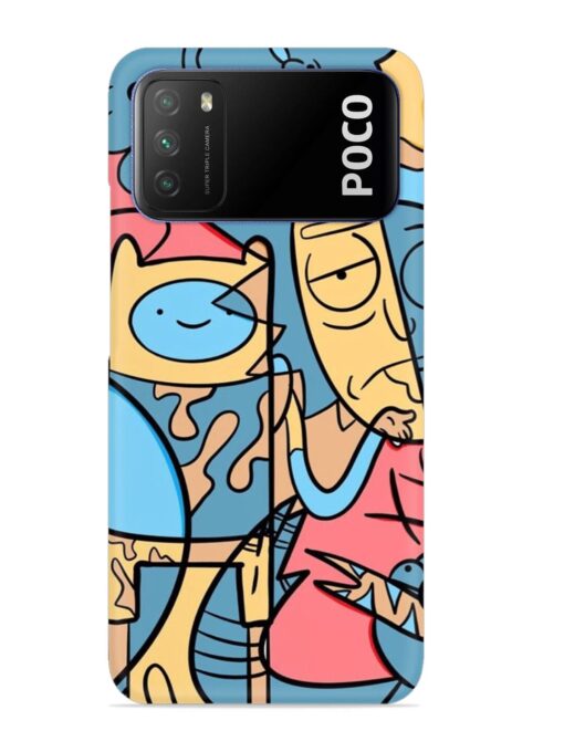 Silly Face Doodle Snap Case for Poco M3 Zapvi