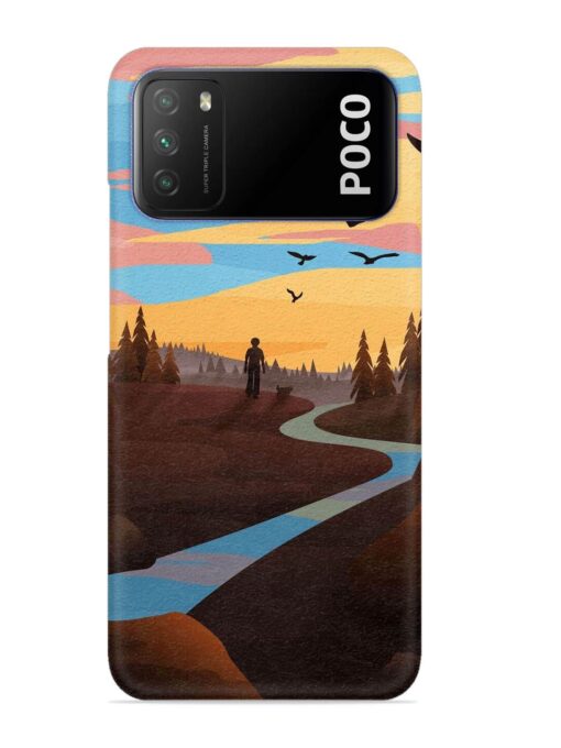 Natural Landscape Art Snap Case for Poco M3 Zapvi