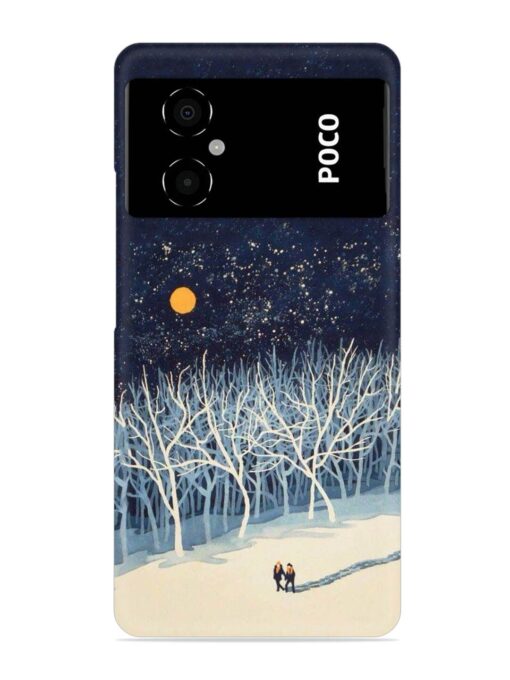 Full Moon Snowshoe Tour Snap Case for Poco M4 (5G) Zapvi