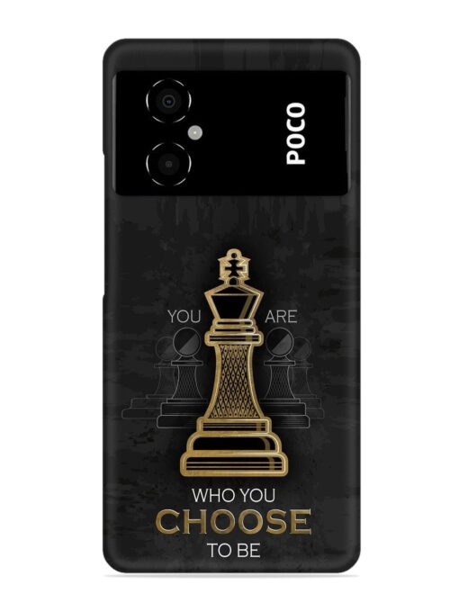 You Are Who Choose To Be Snap Case for Poco M4 (5G) Zapvi