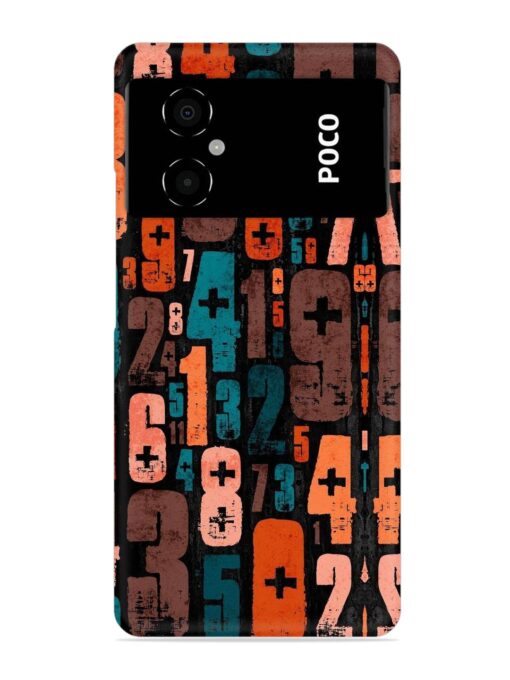 0 To 9 Art Snap Case for Poco M4 (5G) Zapvi