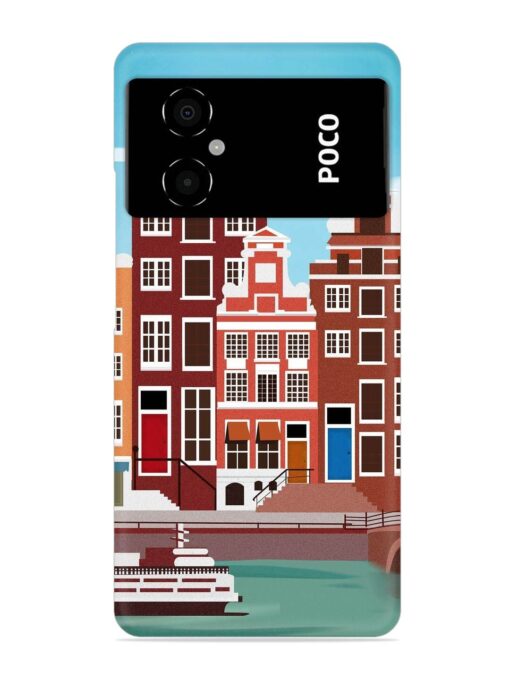 Scenery Architecture Amsterdam Landscape Snap Case for Poco M4 (5G) Zapvi