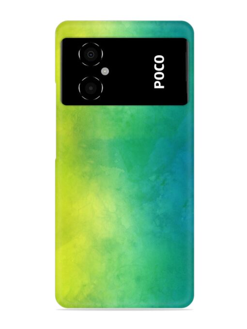 Yellow Green Gradient Snap Case for Poco M4 (5G) Zapvi