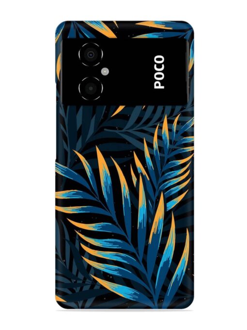 Abstract Leaf Art Snap Case for Poco M4 (5G) Zapvi