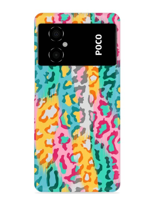 Seamless Vector Colorful Snap Case for Poco M4 (5G) Zapvi