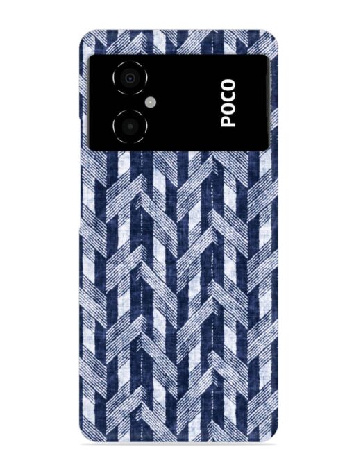 Abstract Herringbone Motif Snap Case for Poco M4 (5G) Zapvi