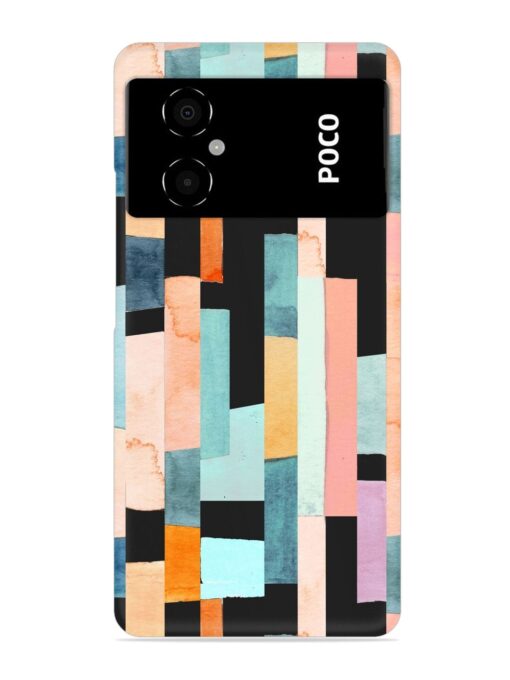 Geometric Seamless Pattern Snap Case for Poco M4 (5G) Zapvi