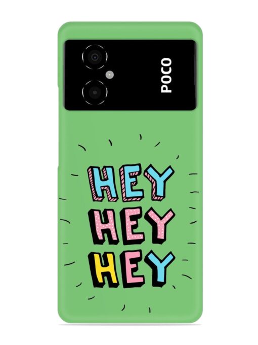 Hey Vector Cartoon Snap Case for Poco M4 (5G) Zapvi