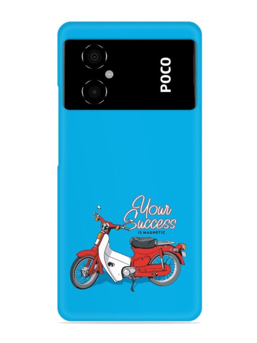 Motorcycles Image Vector Snap Case for Poco M4 (5G) Zapvi