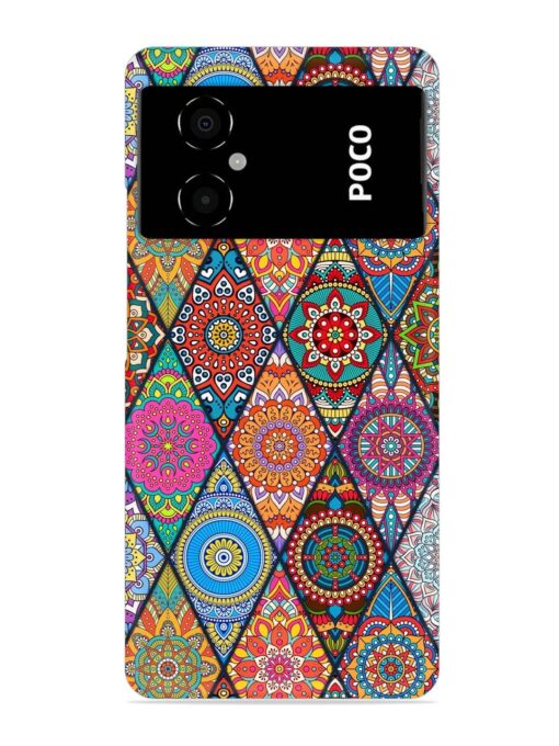 Seamless Tile Pattern Snap Case for Poco M4 (5G) Zapvi