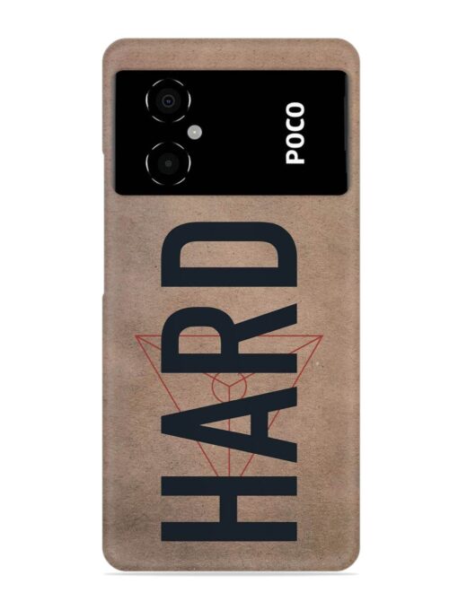 Hard Typo Snap Case for Poco M4 (5G) Zapvi