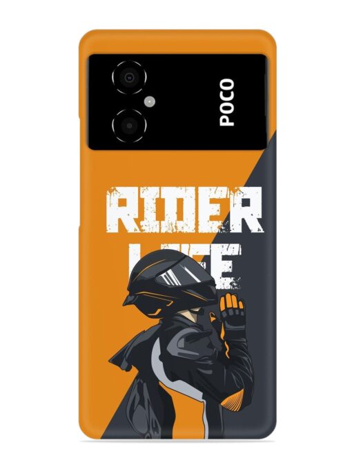 Rider Life Snap Case for Poco M4 (5G) Zapvi