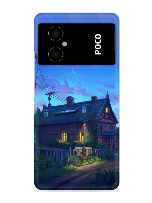 Beautiful Village House Snap Case for Poco M4 (5G) Zapvi